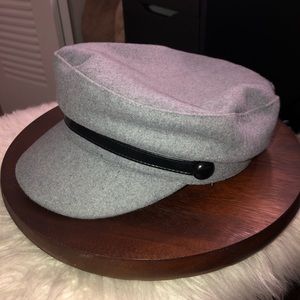 🌻Gray cabbie hat